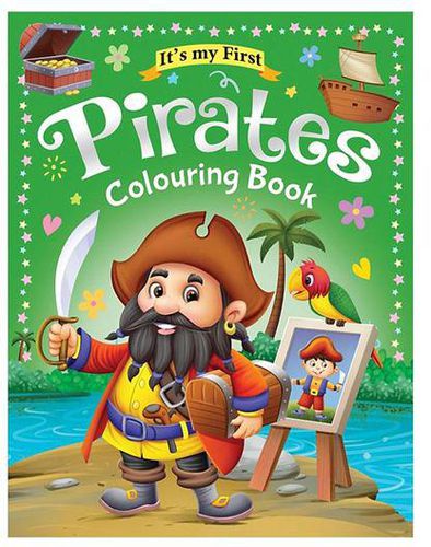 Its My First Pirates Coloring Book - English