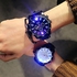 New Sale LED Light Waterproof Quartz Wrist Watch With Silicon Band