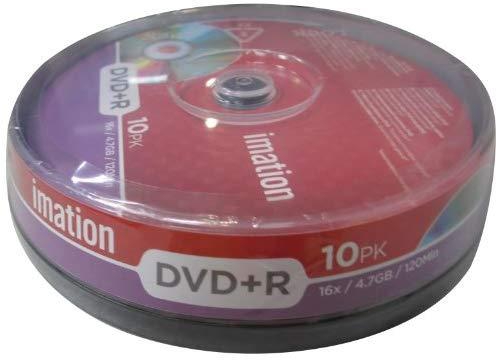 Imation DVD Media in Bulk Pack (10 Spindle, DVD +R)