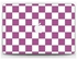 غطاء لاصق بنقشة مربعات لجهاز ماك بوك برو ريتينا مقاس 13 بوصة (2015) متعدد الألوان