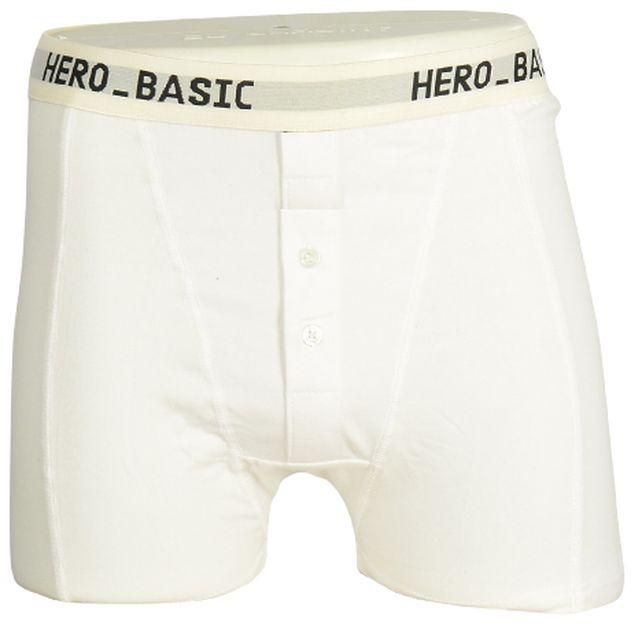 Hero Basic BOXER For Men 95% Cotton 5% Lycra - White