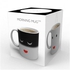 No Brand Magic Change Face Color Heat Sensitive Mug Coffee Milk Cup Mug Gift