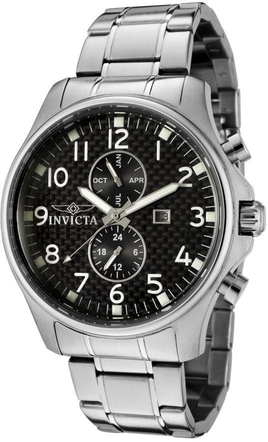 Men's Invicta II Swiss Chronograph Black Dial 0379