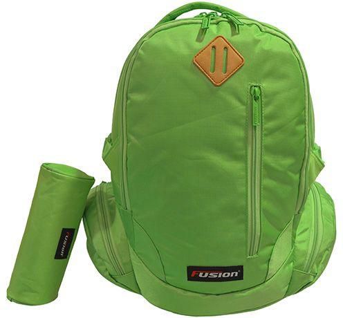 Backpack for Boys by Fusion, Size 17, Green