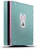 غلاف حماية لاصق لجهاز الألعاب بلايستيشن 4 سليم بتصميم أرنب لطيف