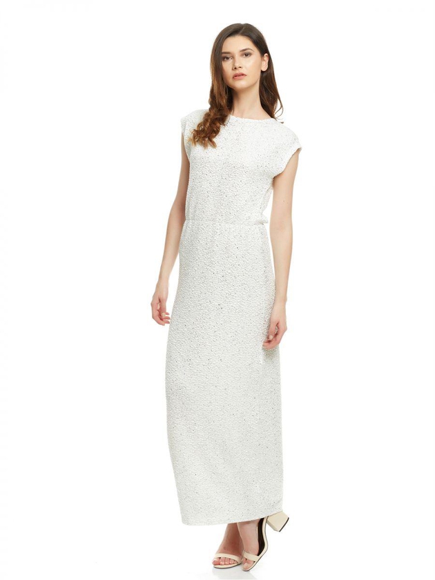 Mela London Straight Dress for Women - White