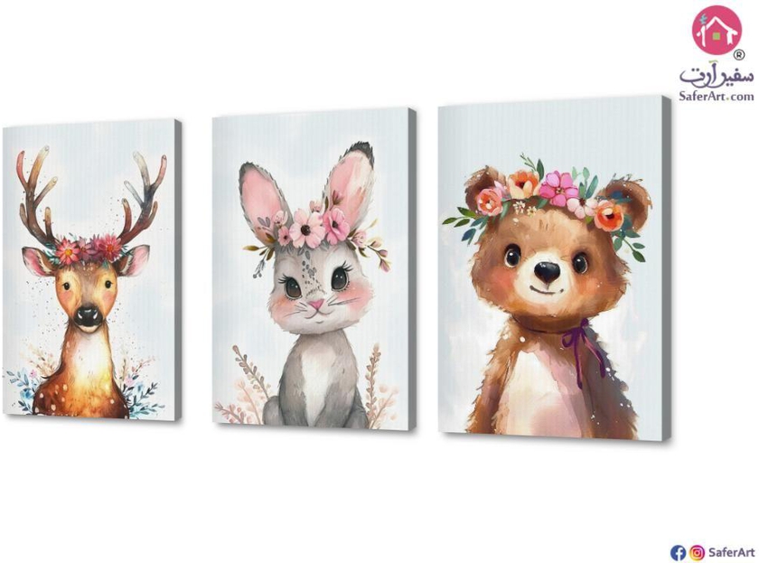 لوحات حيوانات للأطفال | سفير آرت