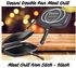 Dessini Double Grill Frying Pan- Non Stick Black 36cm