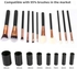 Makeup Brush Cleaner and Dryer Machine, Electric Cosmetic Automatic Brush Spinner with 8 Size Rubber Collars, Wash and Dry in Seconds, Deep Cosmetic Brush Spinner for Makeup Brushes(D)