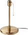 KRYSSMAST Table lamp base - brass-plated
