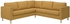 PÄRUP Corner sofa, 4-seat - Vissle yellow-brown