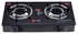 LG Quality THICK GLASS DOUBLE BURNER GAS COOKER