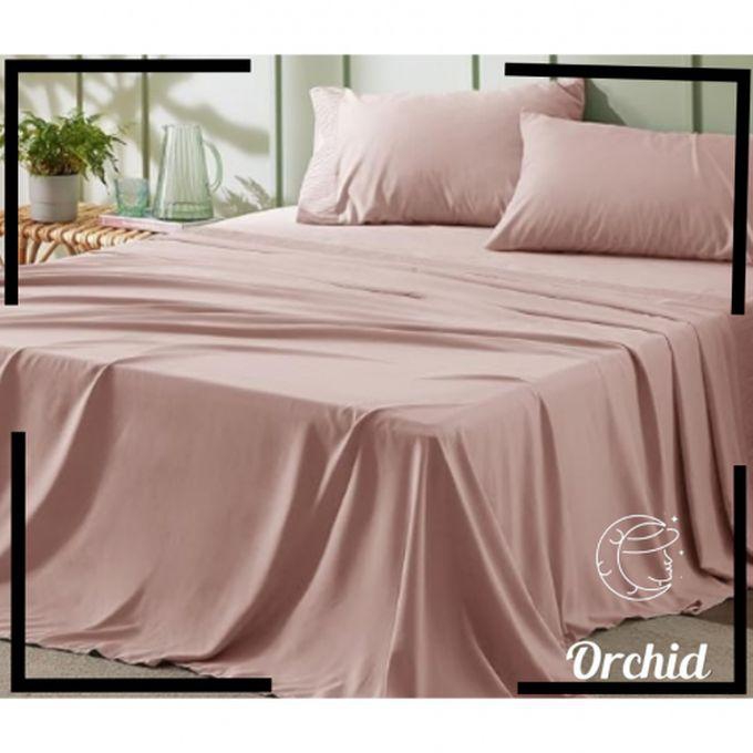 Orchid Cotton Bed Sheet Set - 4 Pcs - Simon