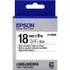 Epson Label Cartridge Standard LK-5WBN Black/White 18mm (9m) | Gear-up.me