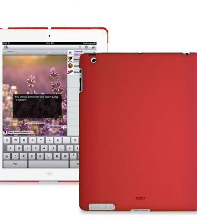 Puro Back Cover iPad 2 Soft Touch - Red