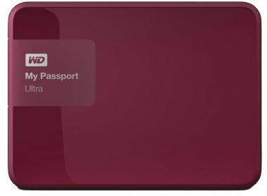 Western Digital 3TB My Passport Ultra USB 3.0 Portable Hard Drive Berry
