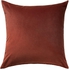 SANELA Cushion cover - red/brown 65x65 cm