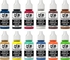 Pop Art Acrylic Airbrush Colors Paint - Set Of 12 Colors 30 ml