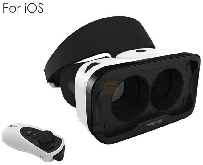 Baofeng Mojing IV VR Headset 3D Glasses Bluetooth 4.1 Remote Controller Private Theater for iOS-White