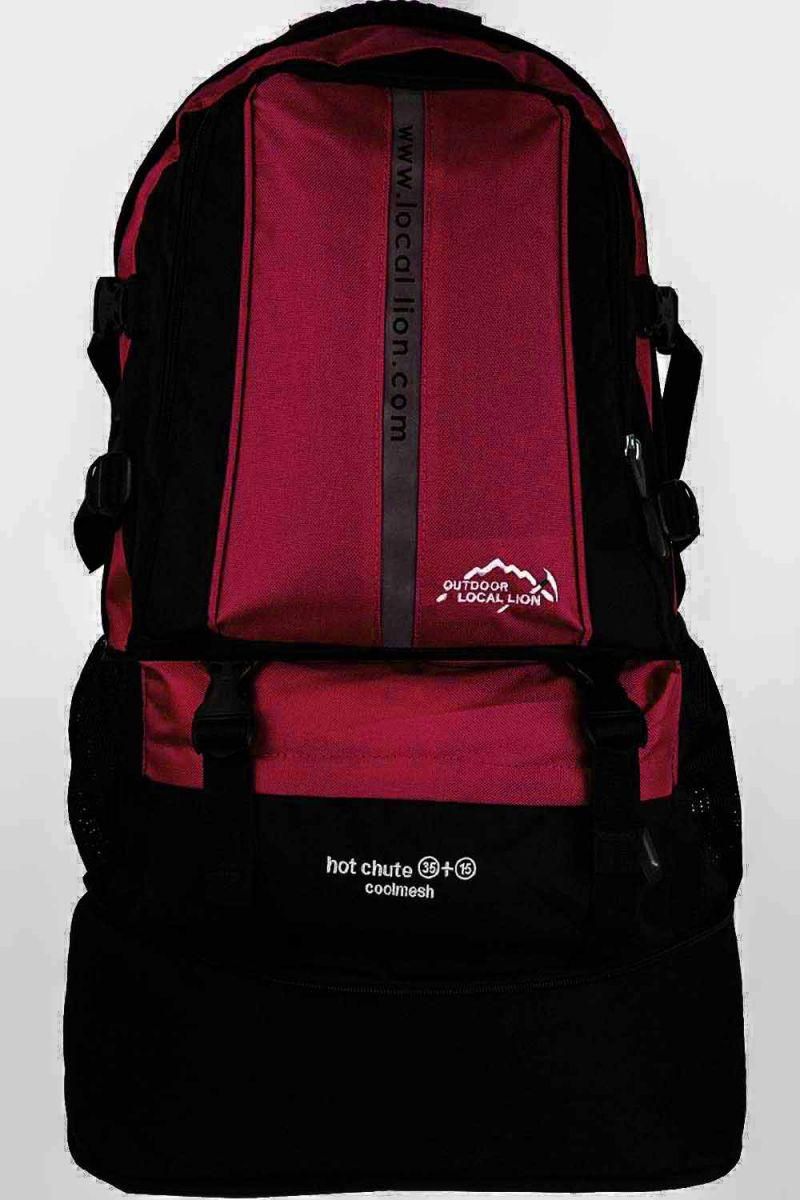 Local Lion Outdoor Sports Travelling Backpack Bag 35L [420MR] Maroon