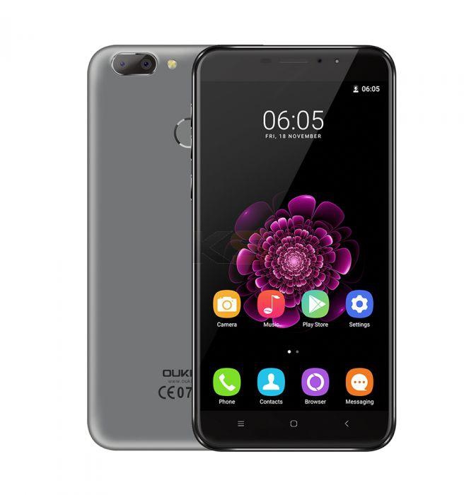 Pre-Order Oukitel U20 Plus Mobile phone 5.5" IPS FHD MTK6737T Quad Core Fingerprint ID 13MP 3200mah Smartphone Grey