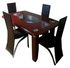 Executive 4-Seater Glass Dining Set (Lagos Delivery Only)