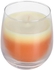 احصل على شمع انارة عطري زجاج، 7×8 سم - برتقالي مع أفضل العروض | رنين.كوم