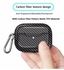 Apple AirPods 3 Case, Carbon Fiber Texture Protective Cover Case for AirPods 3 Black