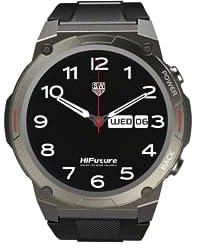 HiFuture FutureGo MIX2 Bluetooth Calling Smartwatch, Black, One Size