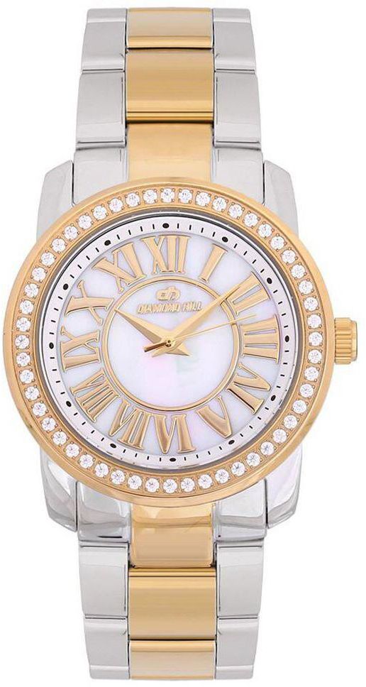 Diamond Hill Women's Analog Watch Stainless Steel - Gold , Silver