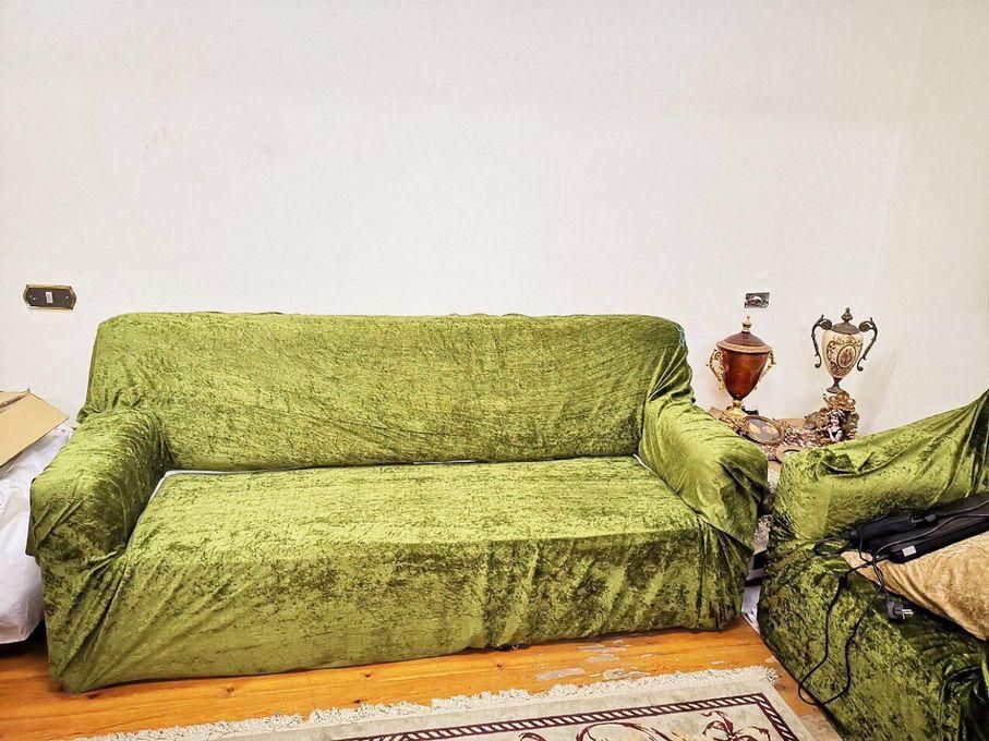 Sofa Corner Velvet Slipcover