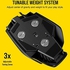 Corsair M65 Pro RGB - FPS Gaming Mouse - 12,000 DPI Optical Sensor - Adjustable DPI Sniper Button - Tunable Weights -  Black