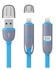 H2G USB to Lightning and Micro-USB Charge & Sync Cable - 1 Meter