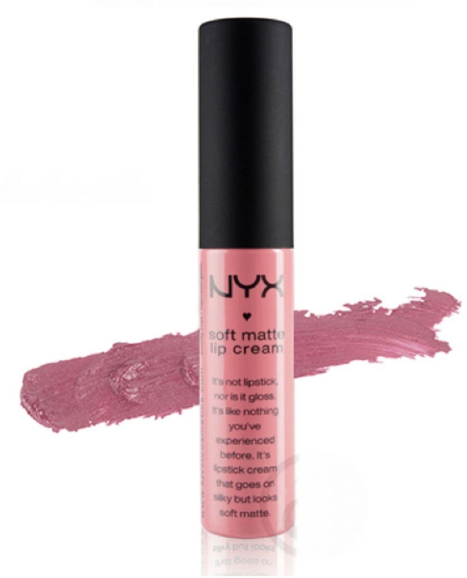 أحمر شفاه ، غير لامع مطفي - NYX Cosmetics Soft Matte Lip Cream , Milan smlc11