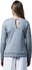Milla by Trendyol Grey Cotton Round Neck Blouse For Women