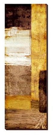 Decorative Wall Painting Brown/Black/Yellow 13x45centimeter