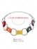 Colorful Leather Ring Hollow Choker