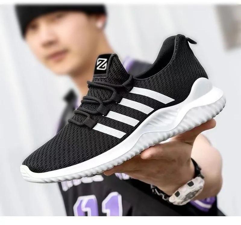 SXCHEN New Arrivals Men's Shoes Fashion Sneakers Athletic Shoes Running Shoes Flying woven Breathable Boy Sports Shoes Popular Men shoes Men Casual Sports Shoes Dad Gift Students B