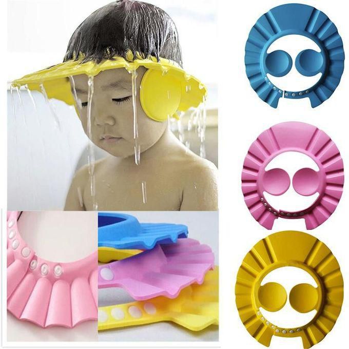 Baby Kids Soft Adjustable Shower Cap Children Bath Cap
