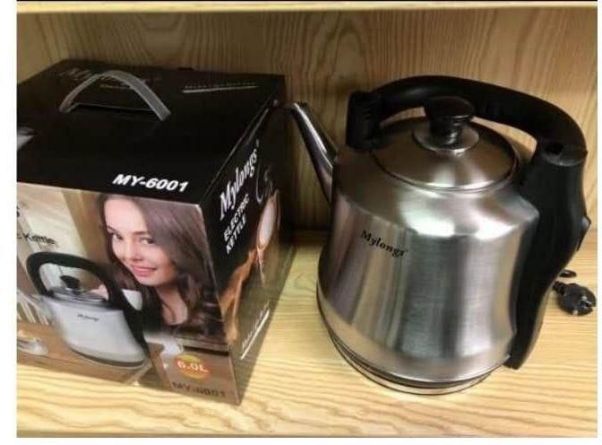 Mylong 6L Electric Stainless Steel Cordless Kettle