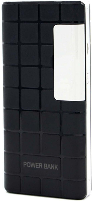 Universal USB Backup Powerbank with 35000mAh for Apple iPhone - Black with White