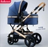 Belecoo Classic 3-in-1 Baby Stroller - Blue