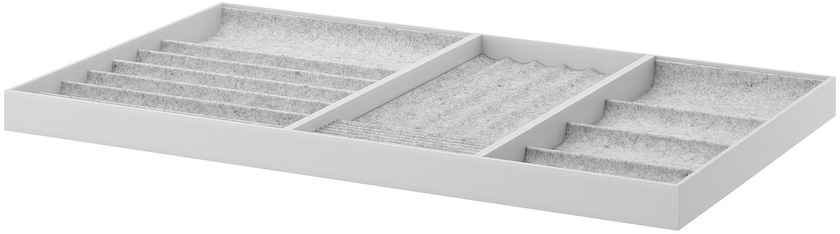 KOMPLEMENT Insert for pull-out tray - light grey 100x58 cm