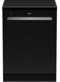 Beko Freestanding Dishwasher, 15 Place Settings, Black - DEN48520GB