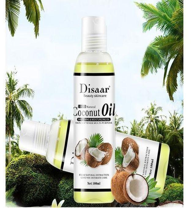 Disaar 100% Natural Coconut Massage Oil, Body And Hair-100ml