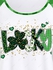 Plus Size St Patrick's Day Clovers Plaid Letters Raglan Sleeves Graphic Tee - M | Us 10