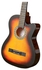 Generic Medium Size Acoustic Box Guitar 38 Inch- Sunburst