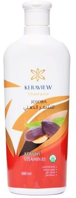 Get Keraview Keratin Shampoo With Jojoba Oil For Greasy Hair, 350ml with best offers | Raneen.com