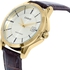 Casio MTP-V004GL-7A For Men Analog Dress Watch, Leather