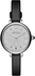 Marc by Marc Jacobs Sally Women's Silver Dial Leather Band Watch - MJ1422
